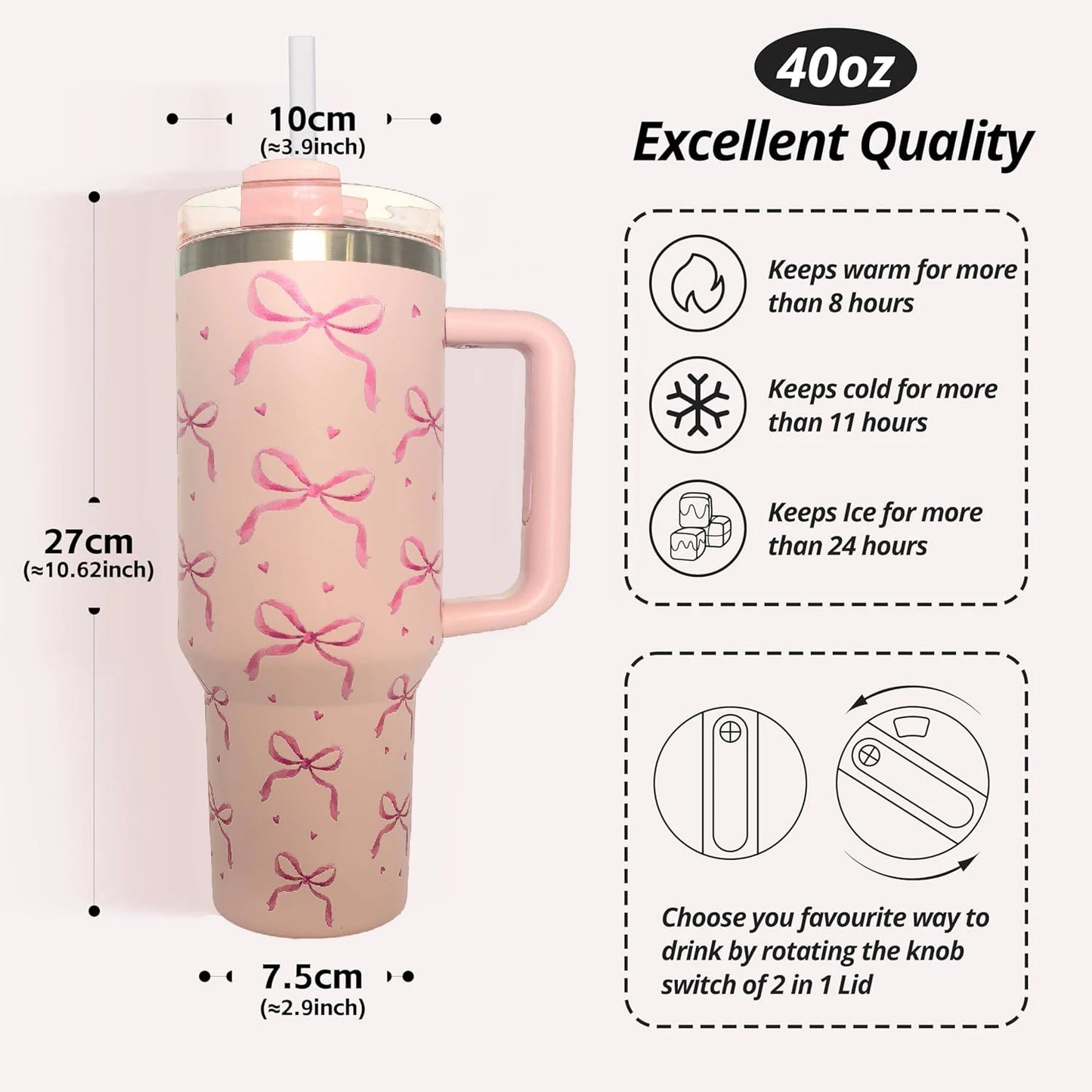Luxe Ribbon Tumbler
