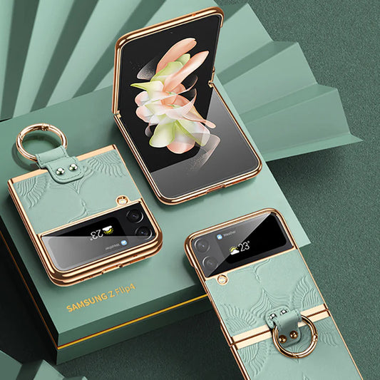 Galaxy Z Flip Series Noble Dynasty Ring Holder Case