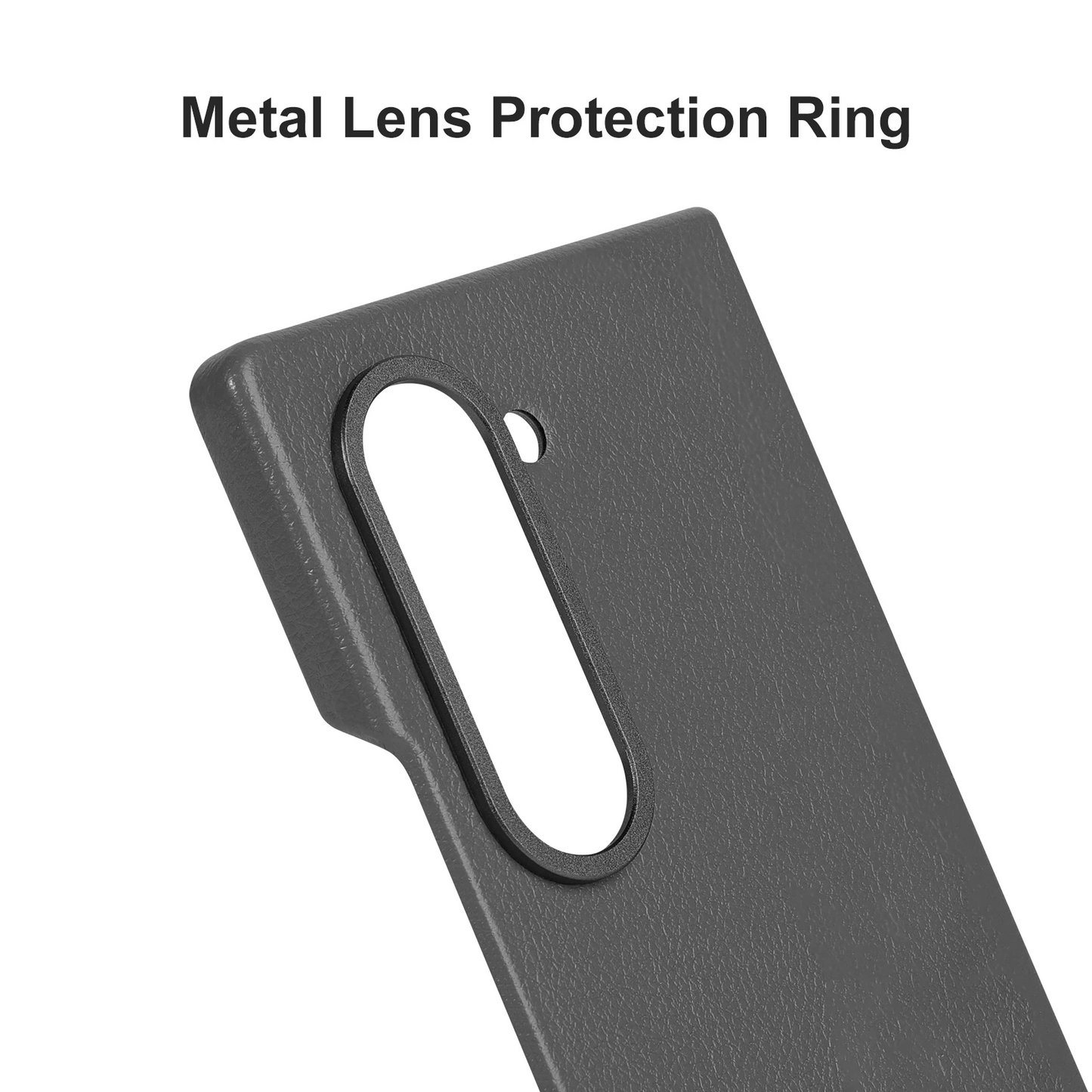 Galaxy Z Fold6 Leather Lambskin Hard PC Case