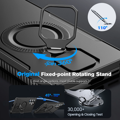 Armored Anti-Fall Rotating Ring Camera Protection Case - Samsung