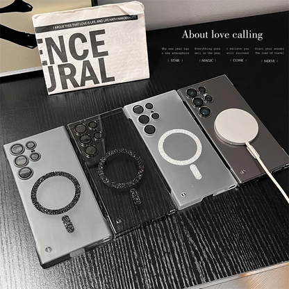 Glitter Magsafe Borderless Matte Case - Samsung