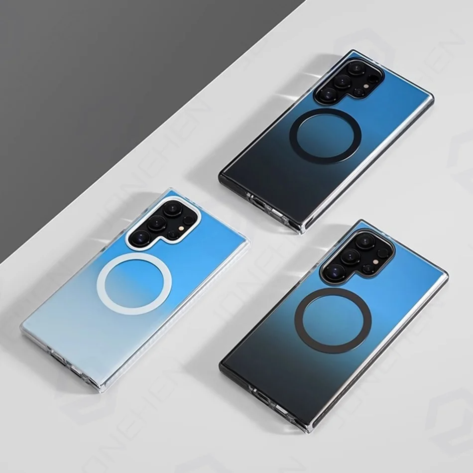 Gradient ShockProof Non-Slip Bumper Case - Samsung