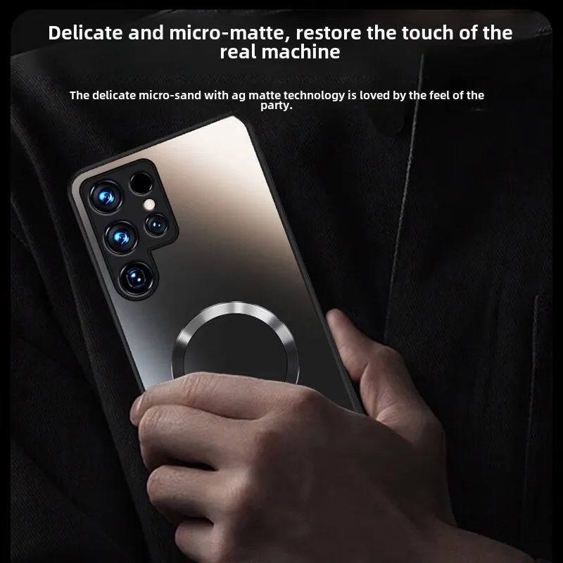 Slim Matte Magnetic Phone Case - Samsung