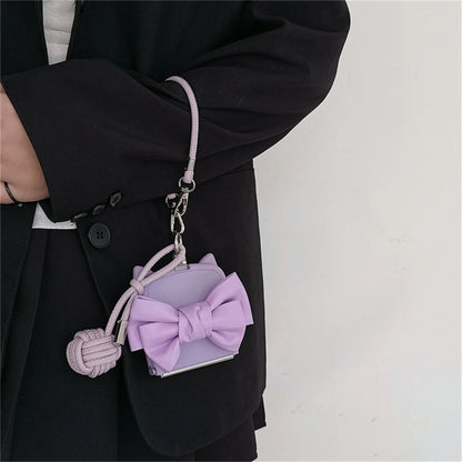 Cute Cat Ear Bow Weave Case - Samsung