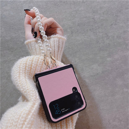 Radiant Rhinestone Heart Mirror Case - Samsung