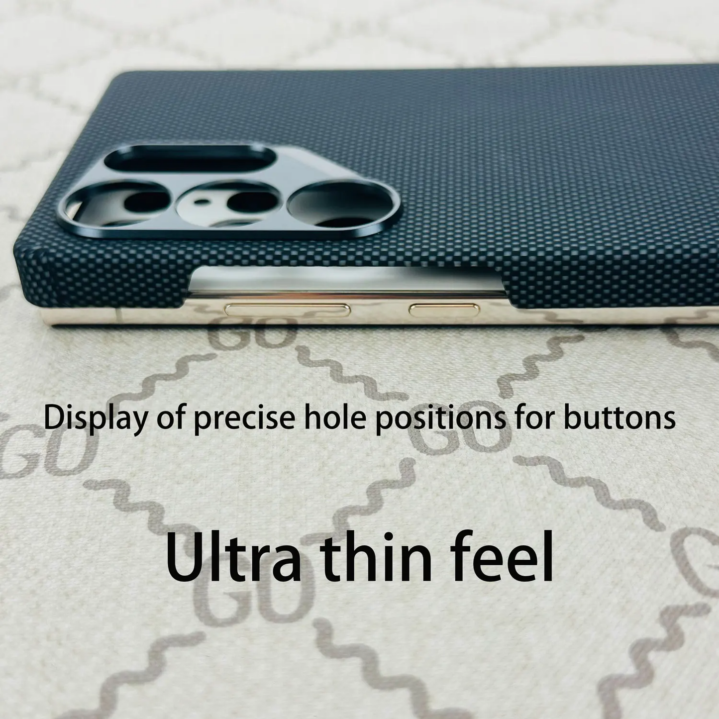 Galaxy S25 Ultra Slim Aramid Carbon Fiber Magnetic Charging Case