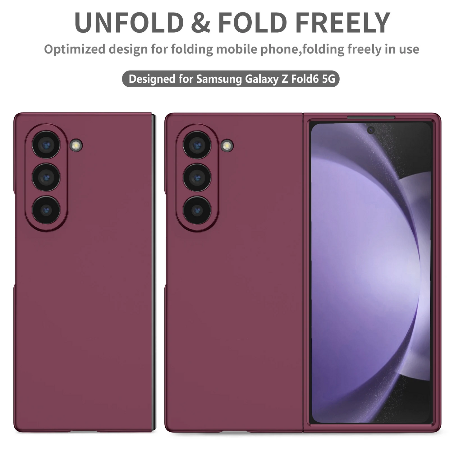 Galaxy Z Fold6 -Matte Flex Slim Fold Cover