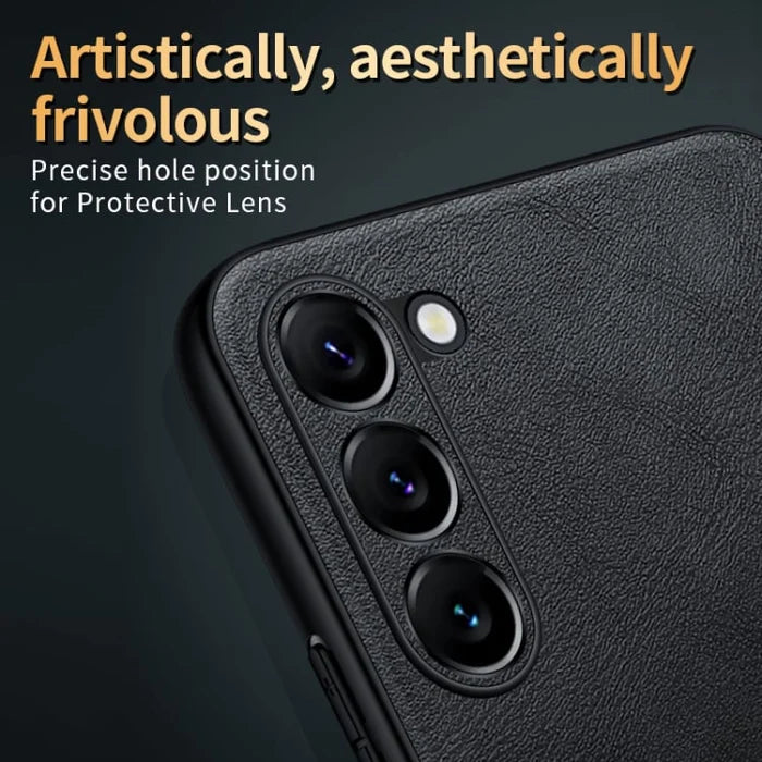 Royal Leather Armor Shield Case - Samsung