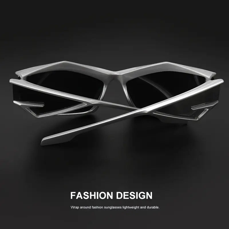 Sleek Crystal Cat-Eye Sunglasses