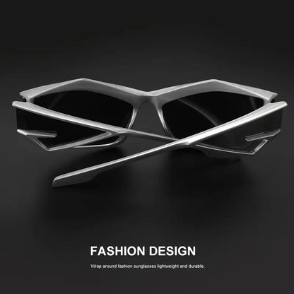 Sleek Crystal Cat-Eye Sunglasses