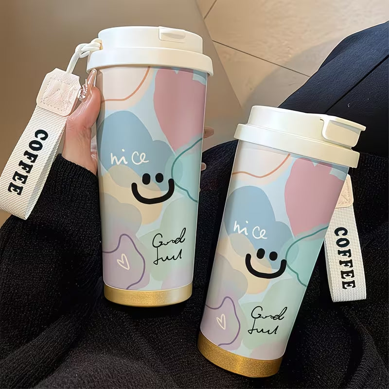Cute Smiley Coffee Tumbler