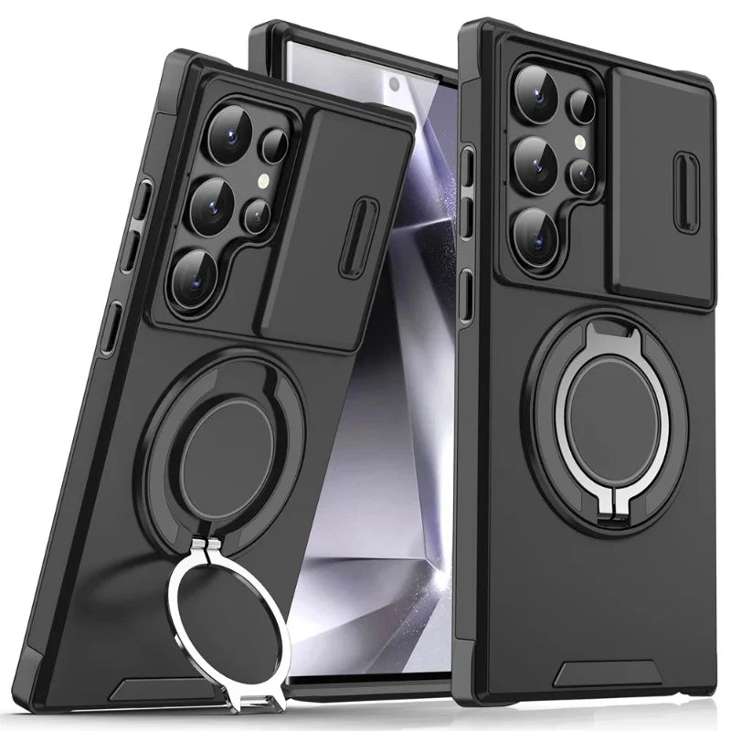Innovative Slide Camera Magnetic Stand Case - Samsung
