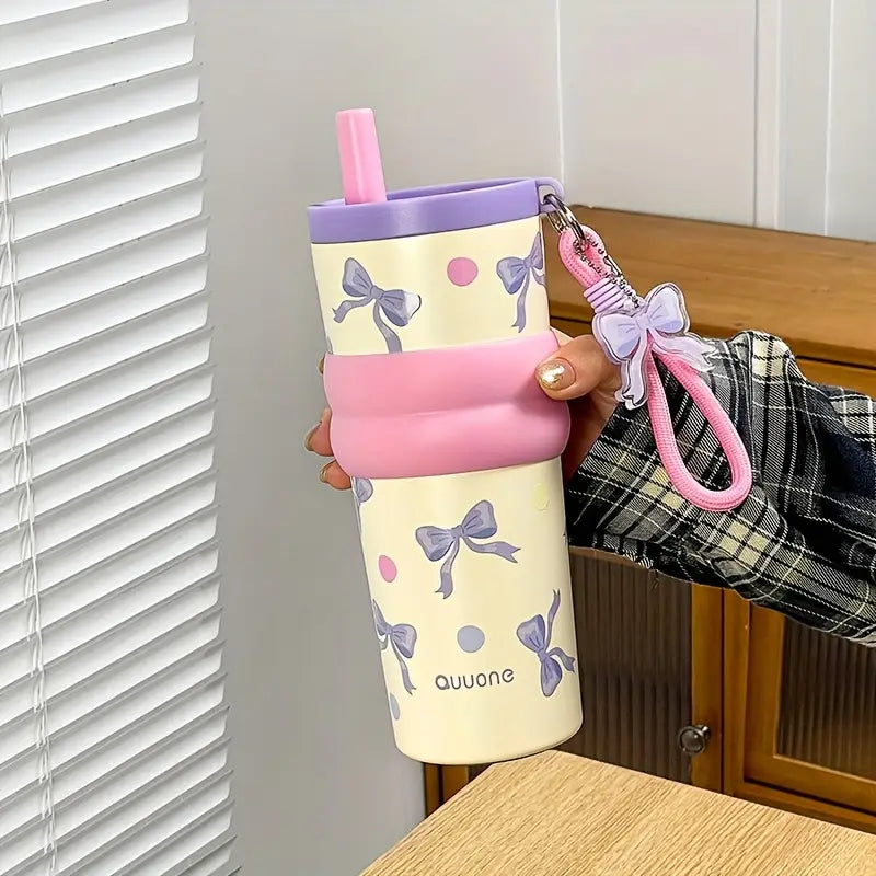 Cute Dot Stainless Steel Travel Tumbler