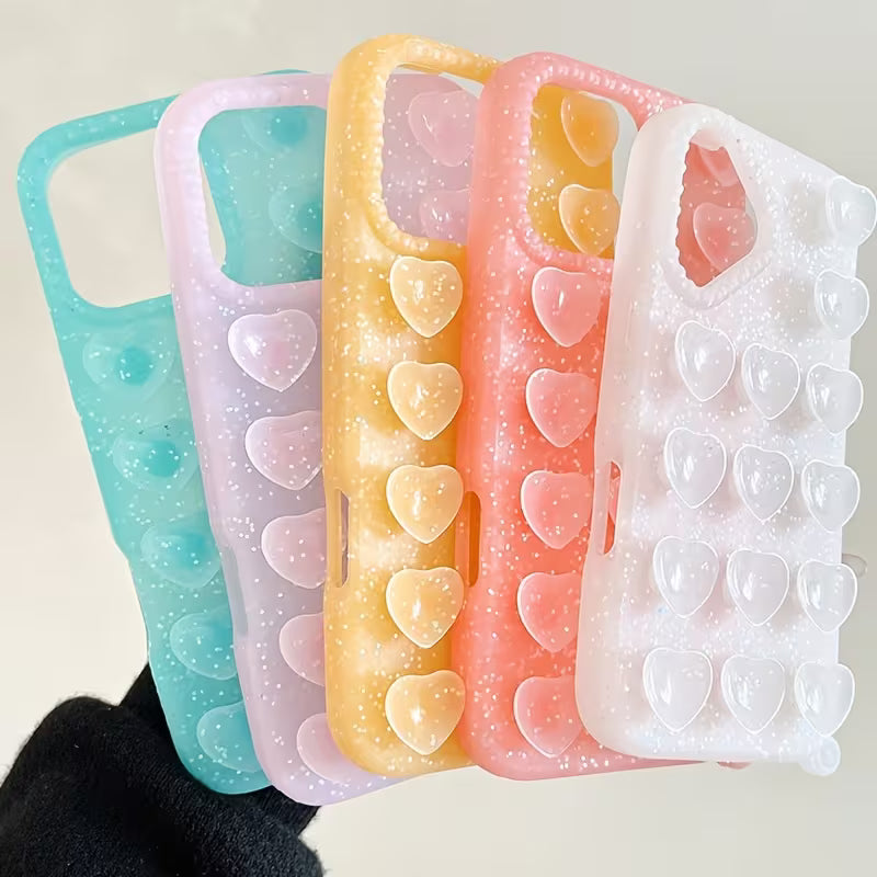 Romantic Pastel Heart Case