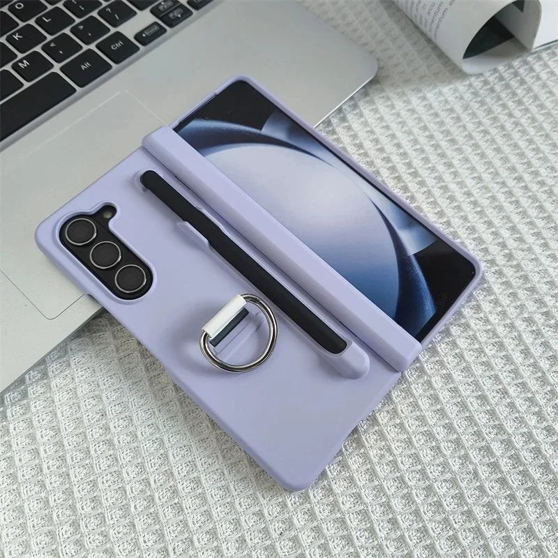 Galaxy Z Fold Series Ergonomic Ring Holder Case