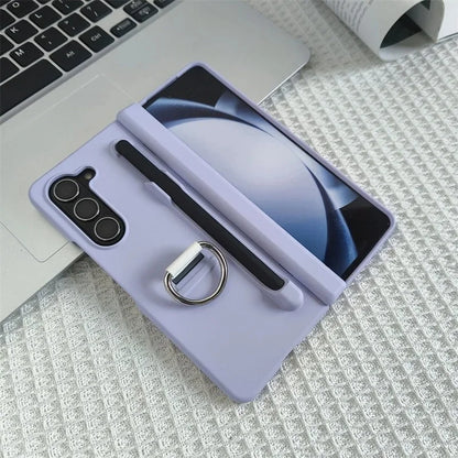 Galaxy Z Fold Series Ergonomic Ring Holder Case