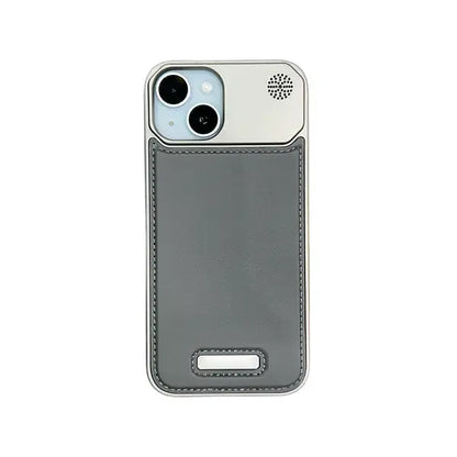 Aero Flex Premium Metallic Leather Case - iPhone