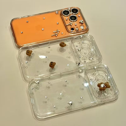 Teddy Jewel Charm Stardust Case
