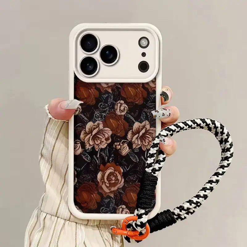 Autumn Sepia Bloom Aesthetic Case