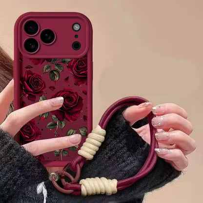 Wine Crush Rose Aesthetic Case