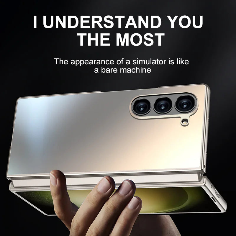 Galaxy Z Fold Series Sleek Frosted Matte Shield Case