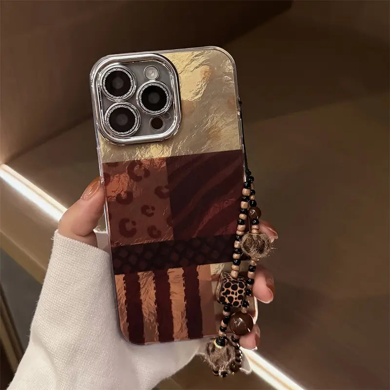 Chic Retro Leopard Bracelet Phone Case