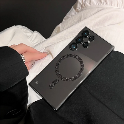 Glitter Magsafe Borderless Matte Case - Samsung