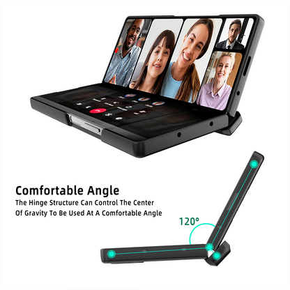 Invisible Hinge Bracket Frame Glass Case - Samsung