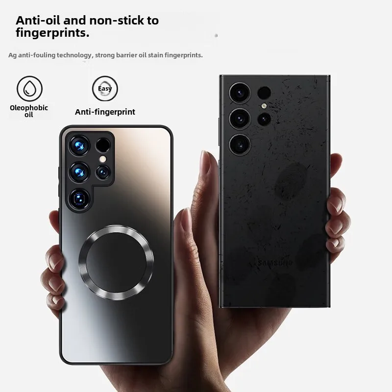 Slim Matte Magnetic Phone Case - Samsung