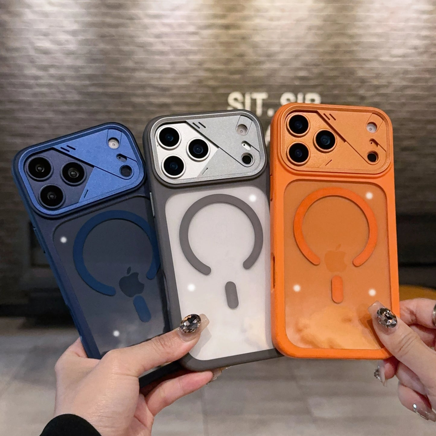 Frosted Shield MagSafe Camera Guard Case