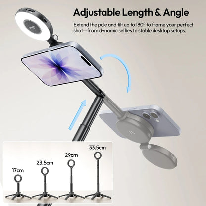 Adjustable Foldable Magnetic Ring Phone Stand