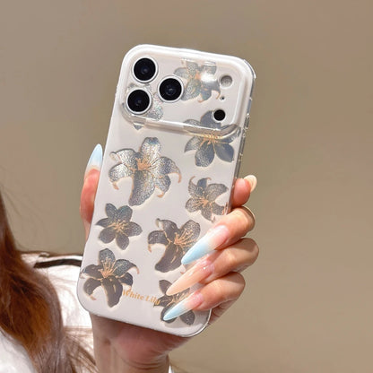 Elegant Flower Pearl Charm Case