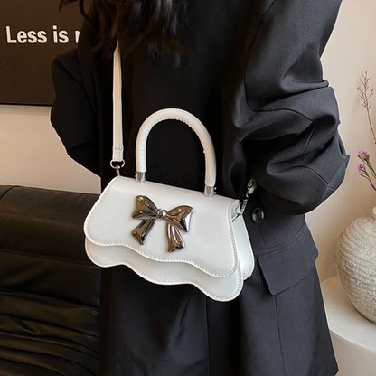 Bow-Accent Mini Handbag