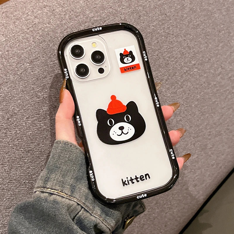Cartoon Cute Animal Clear Case