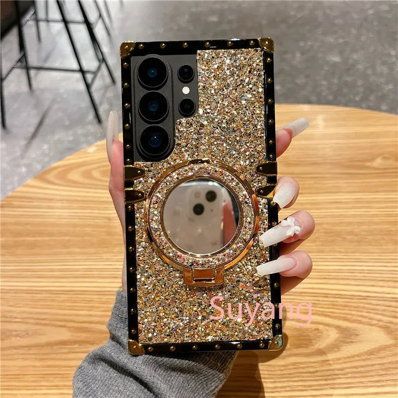 Diamond Diva Mirror Ring Case