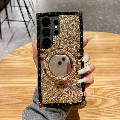 Diamond Diva Mirror Ring Case