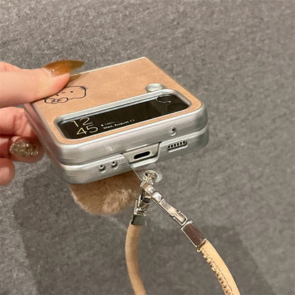 Elegant Hello Kitty Case with Pom-Pom - Samsung