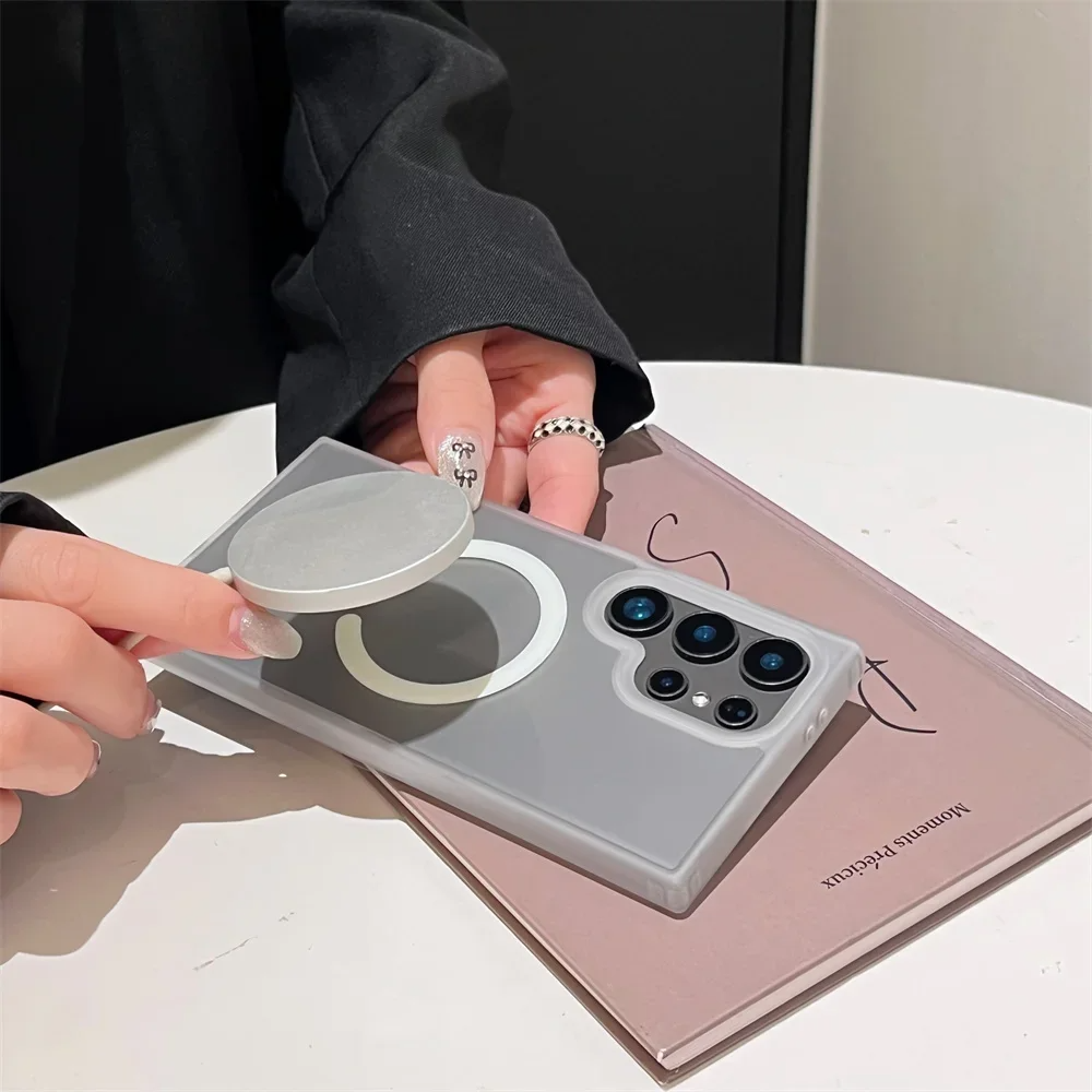 LuxShield Matte MagSafe Translucent Case - Samsung