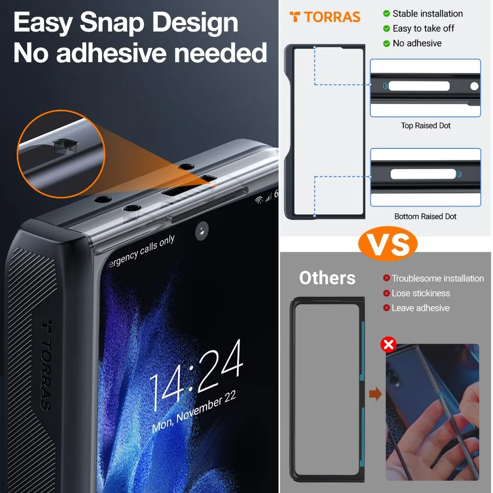 Galaxy Z Fold6 - Forti Shield Magnetic Armor Stand Case