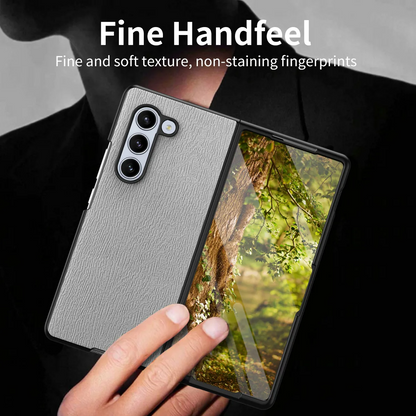 Galaxy Z Fold6 - Tree Texture Business Foldable Back Cover