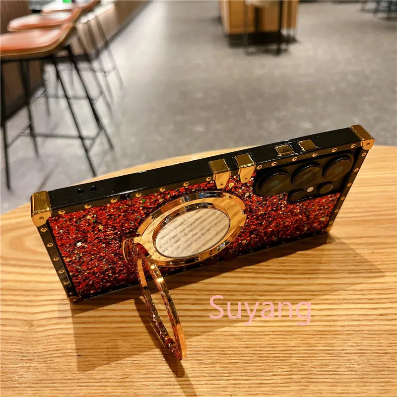 Diamond Diva Mirror Ring Case