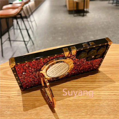 Diamond Diva Mirror Ring Case