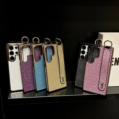 Glam Shimmer Hand Strap Case