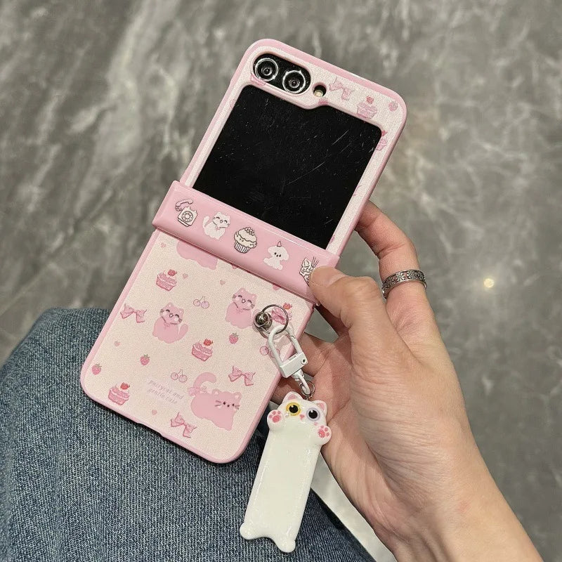 Cute Cat Strawberry Shortcake Case - Samsung