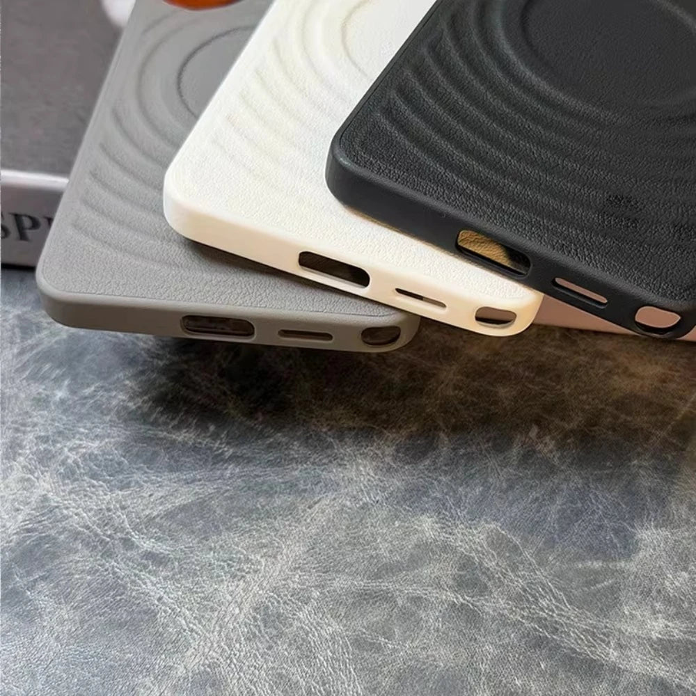 Premium Leather MagSafe Protective Case
