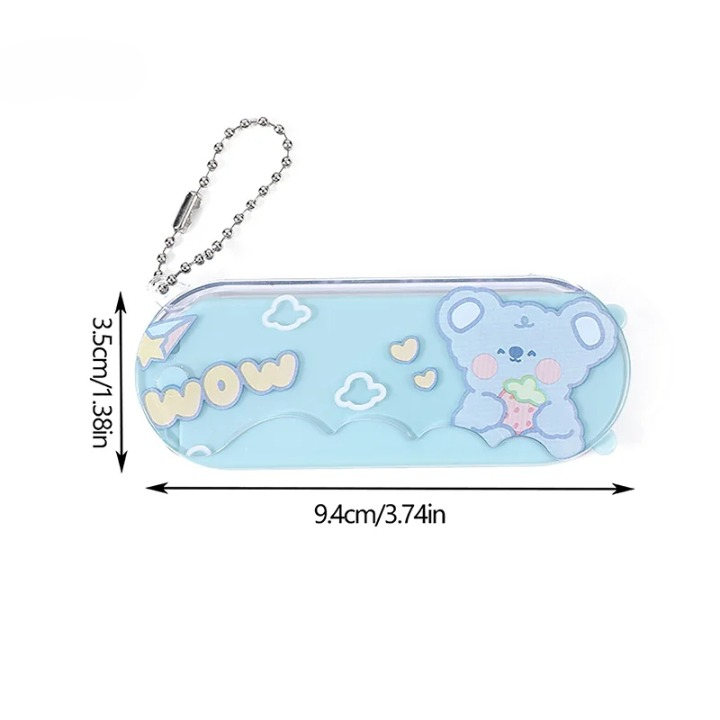 Convenient Mirror and Comb Keychain