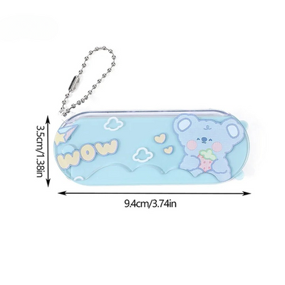 Convenient Mirror and Comb Keychain