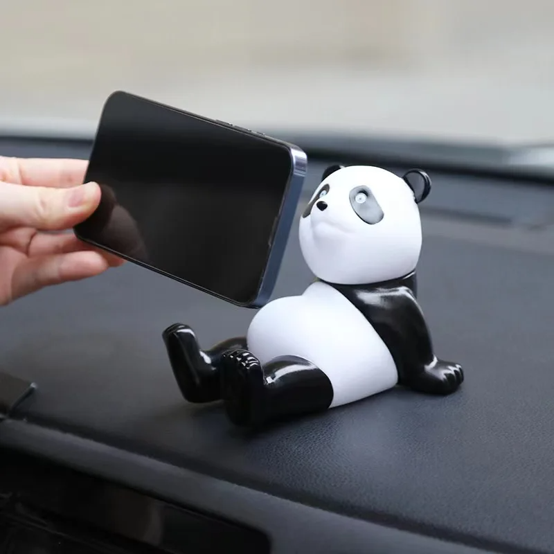 Playful Panda Phone Holder