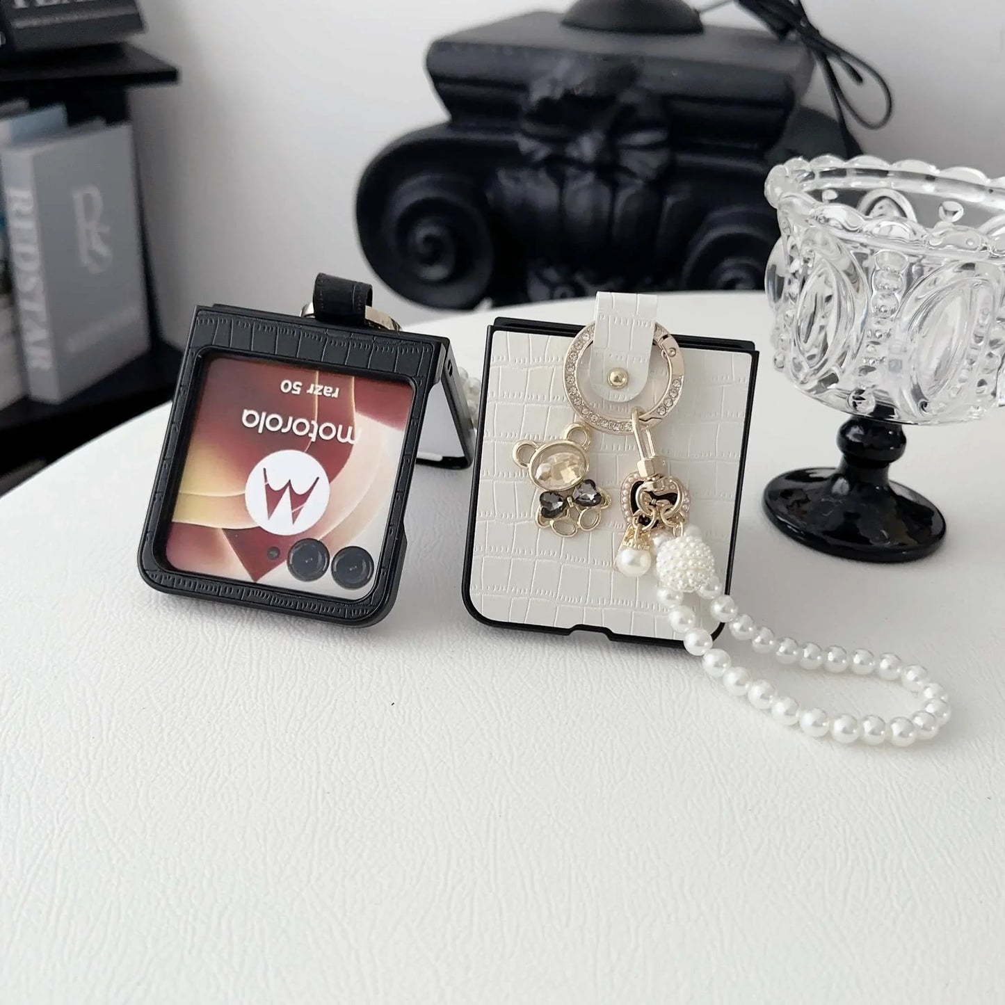 Luxury Pearl Charm Case