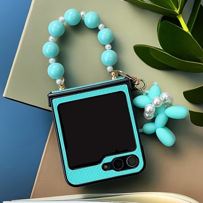 Galaxy Z Flip Series Luxury Beaded Designer Balloon Case